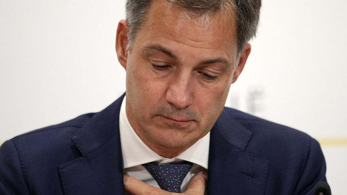 Belgian PM De Croo announces resignation after heavy election loss 