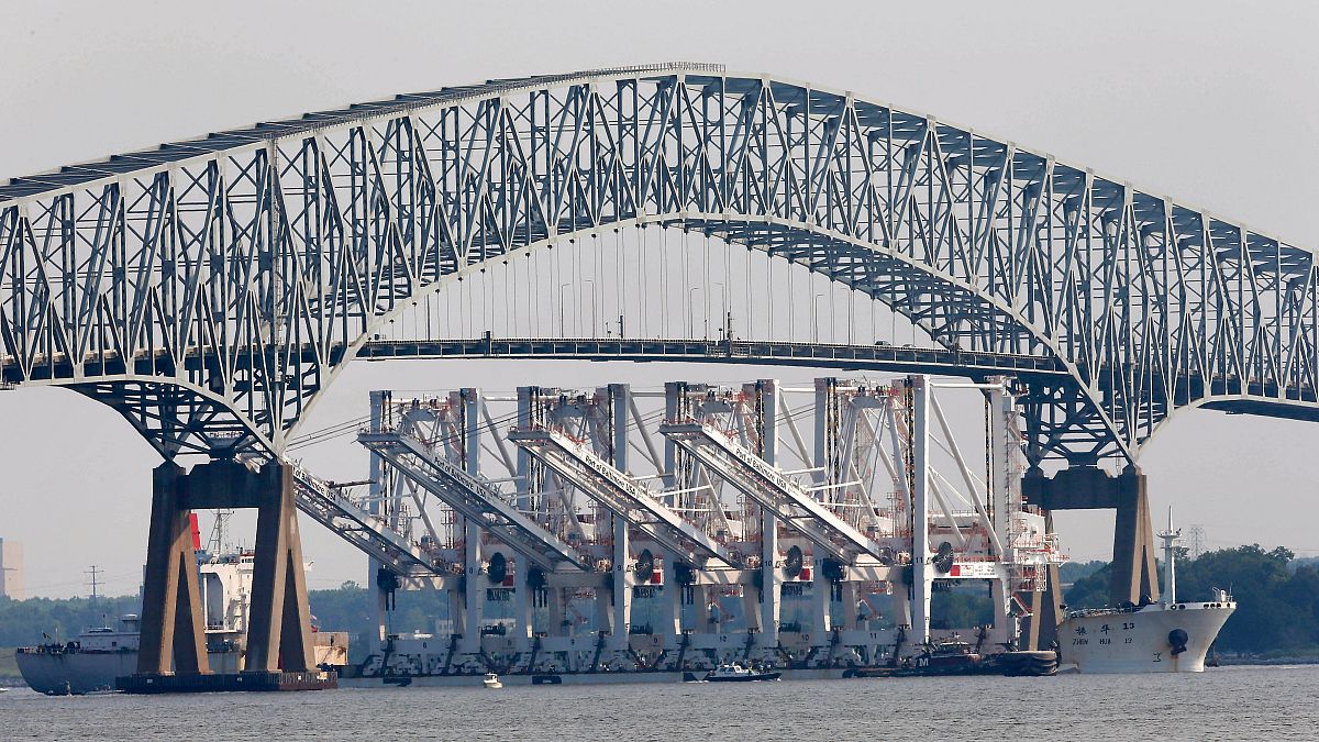 Baltimore bridge collapse sends authorities scrambling to rescue people from river 