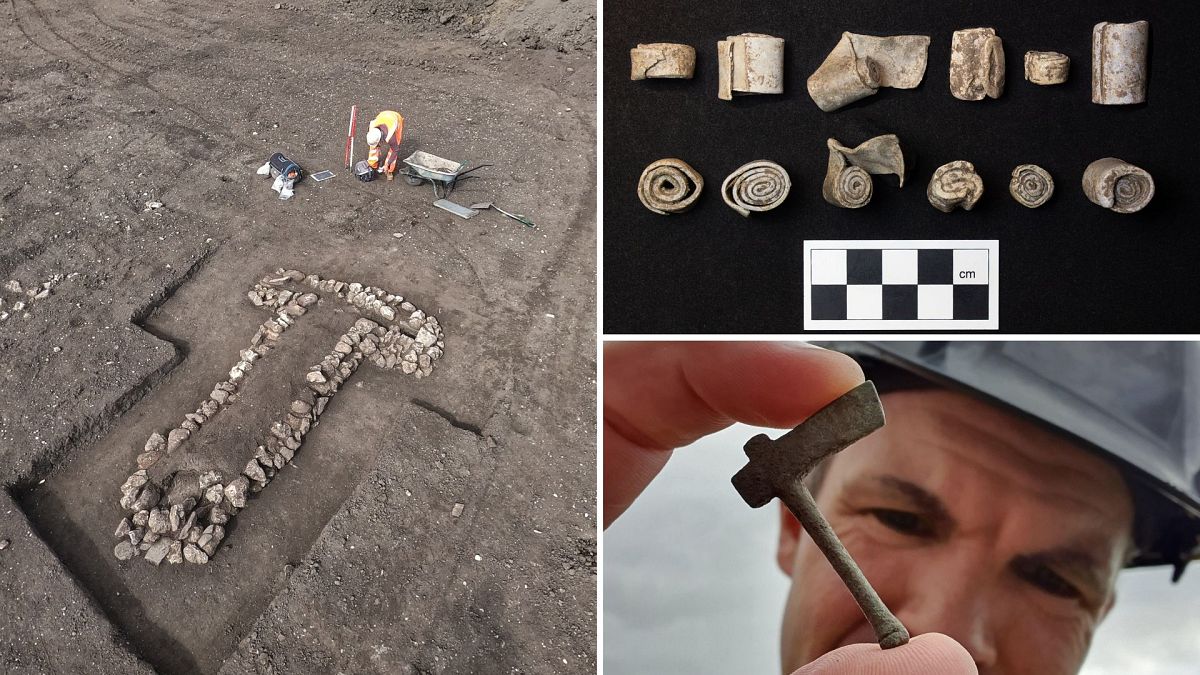 Archaeologists discover 'remarkable' Roman villa complex at UK housing development site