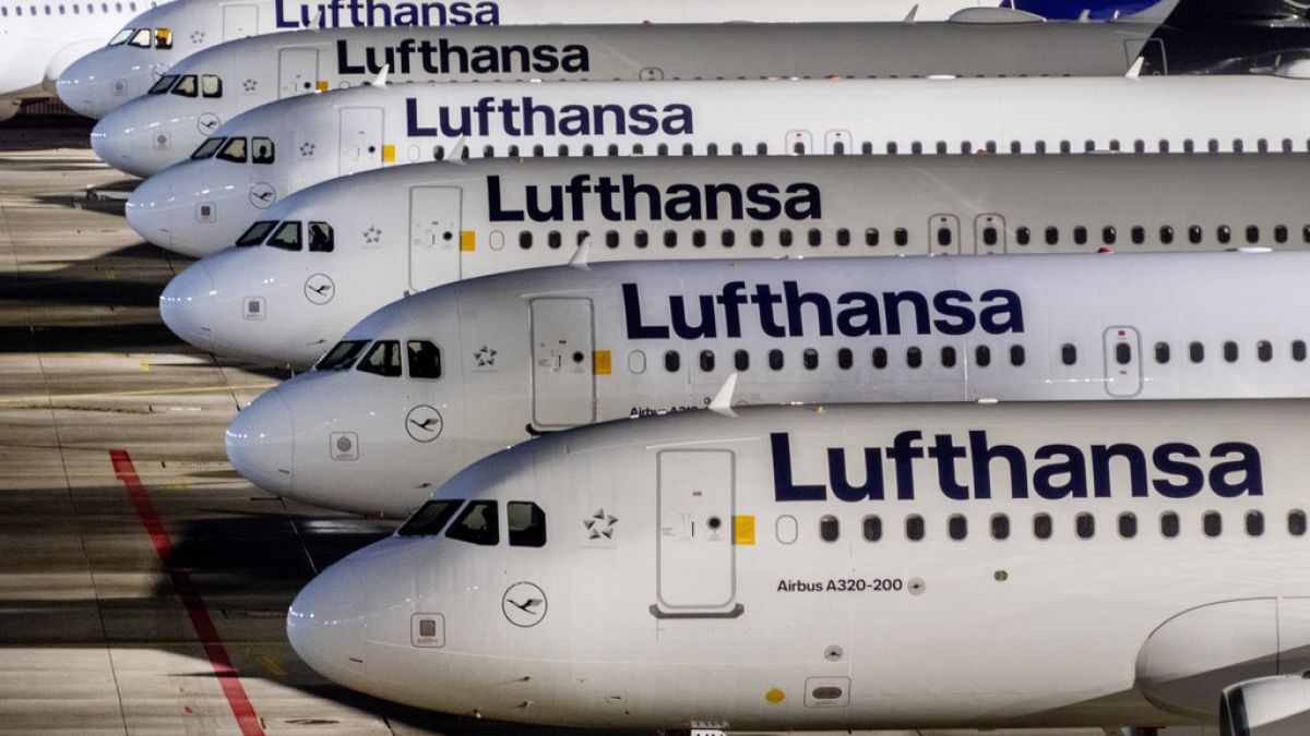В Германии бастует наземный персонал Lufthansa