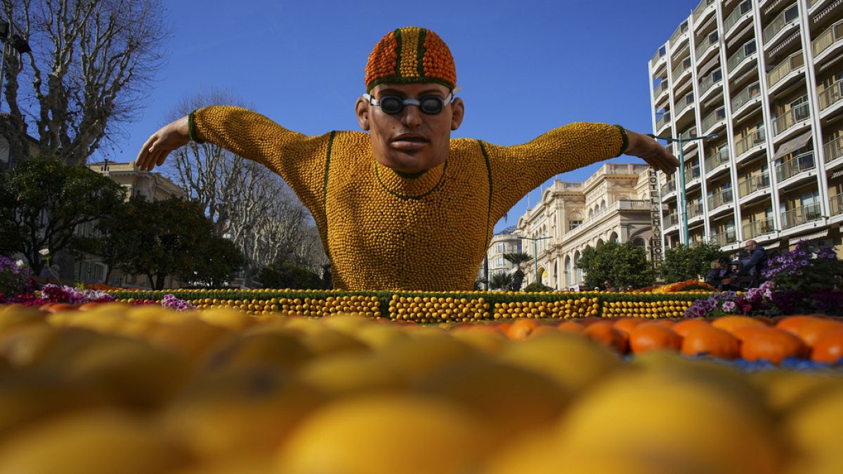 In pictures: Menton's annual Lemon Festival celebrates Olympic year in zesty style