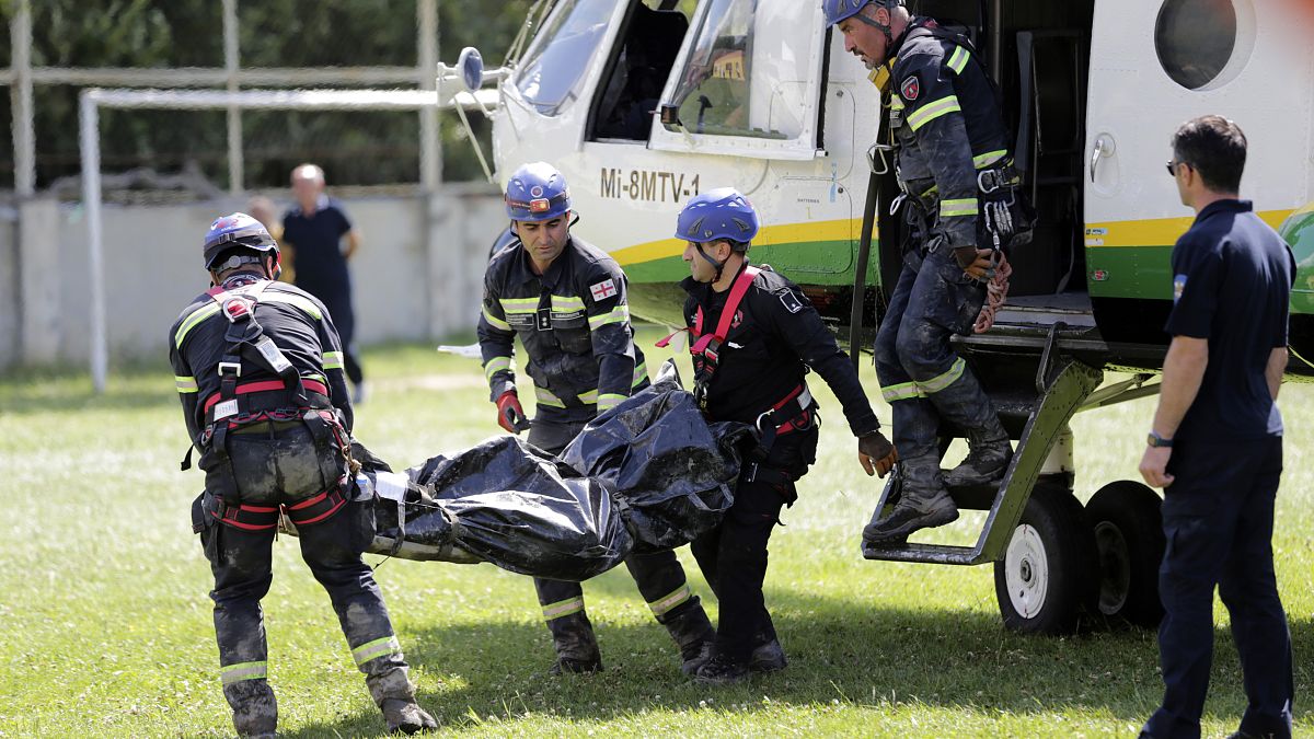 Rescuers recover fifth body after landslide hits village in Georgia