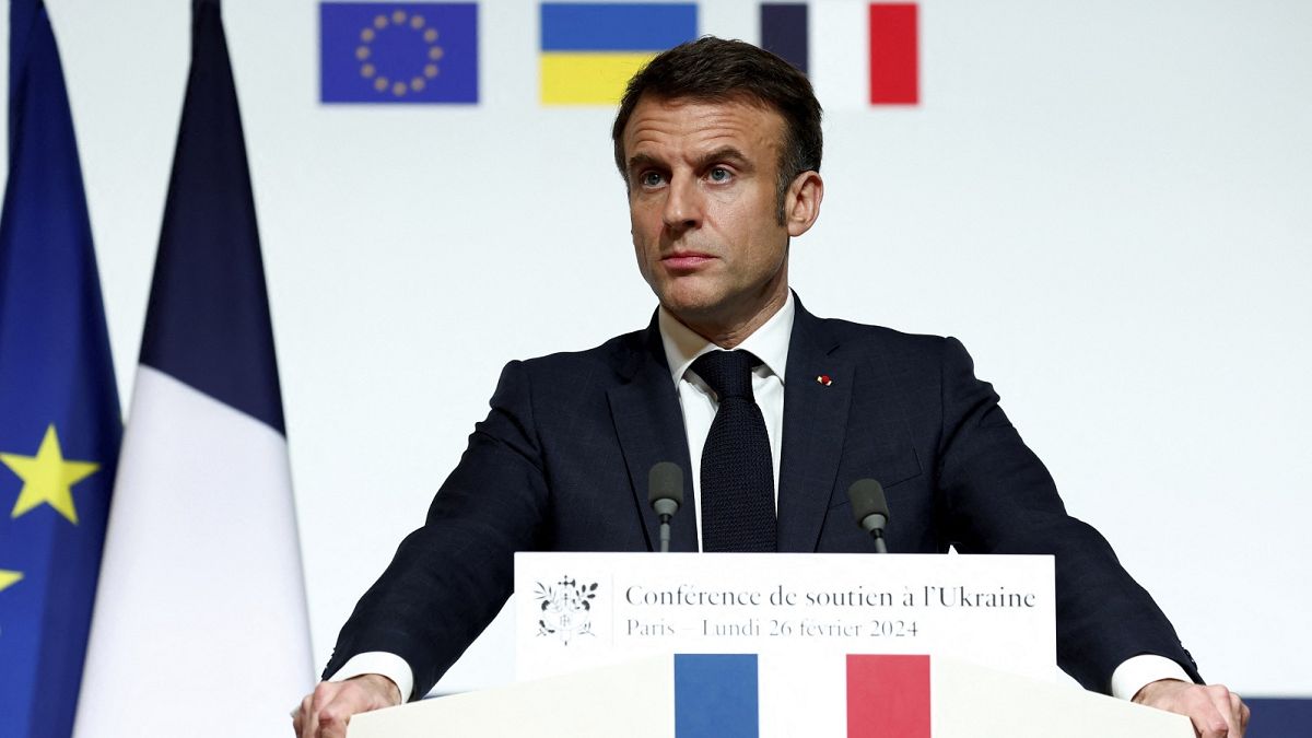 Макрон не исключил отправку западных войск в Украину 
