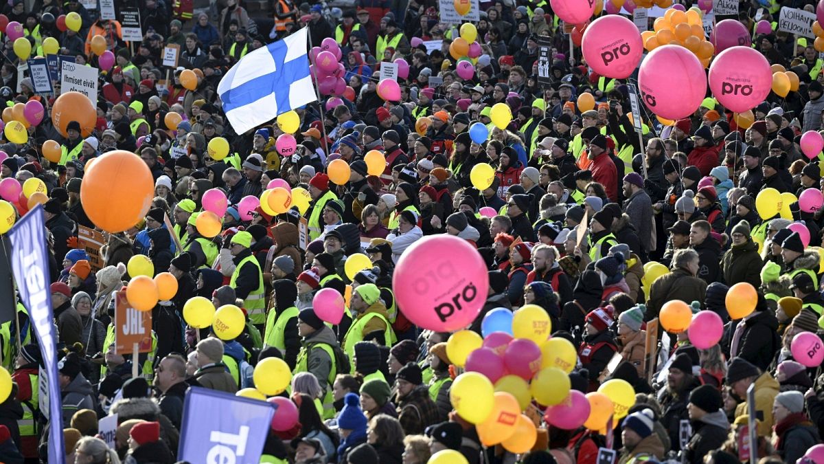 'Mafia' strikes bring Finland to a standstill as unions face down government 