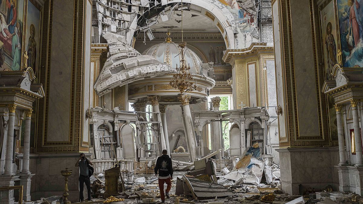 In pictures: Ukraine's cultural landscape significantly damaged after two years of war 