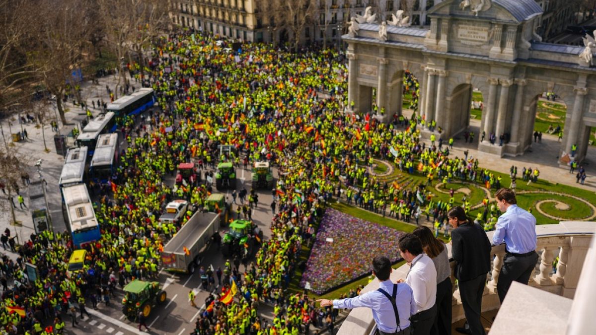 В Испании и Франции не стихают протесты фермеров  