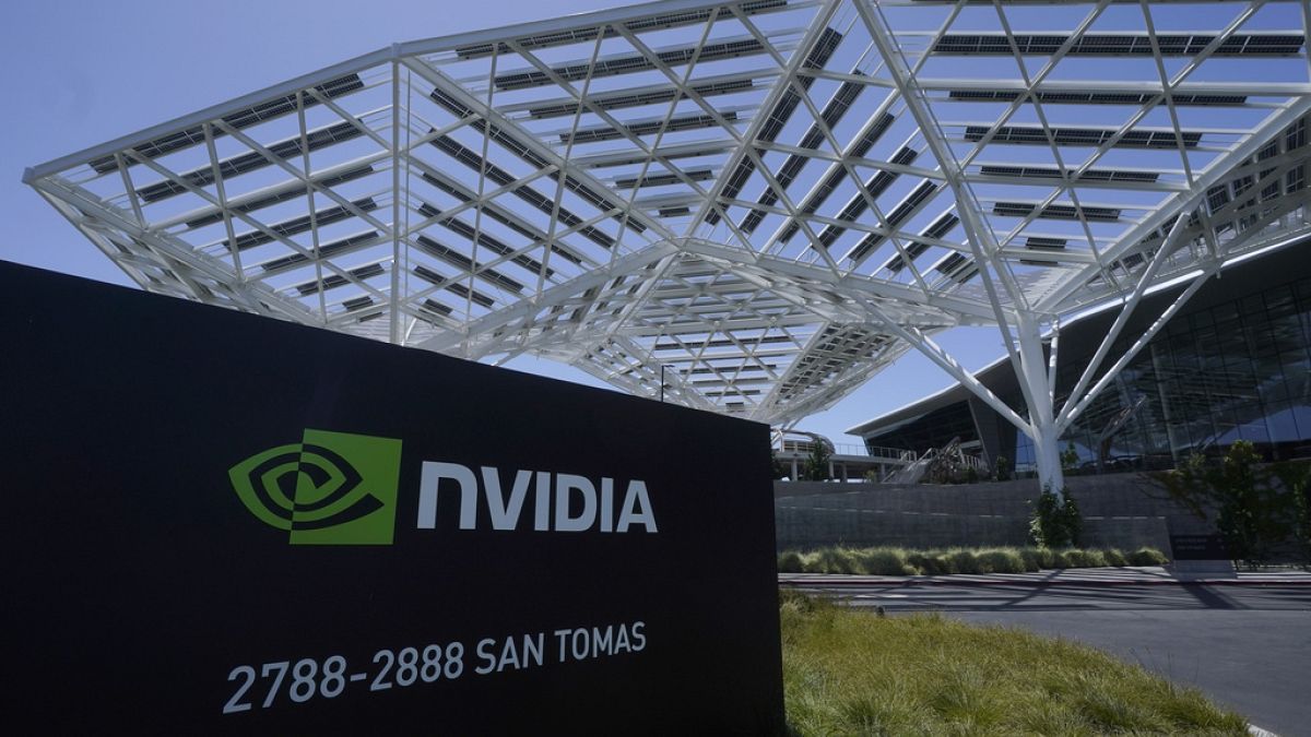 Which Chinese tech company has Nvidia named as its top competitor?