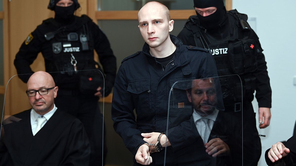 Imprisoned German synagogue attacker convicted of hostage-taking in attempted jailbreak