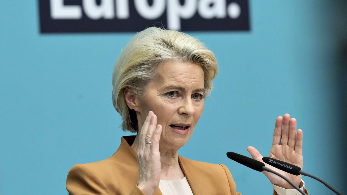 EU must keep its democracy 'safe and secure,' von der Leyen says after announcing re-election bid 