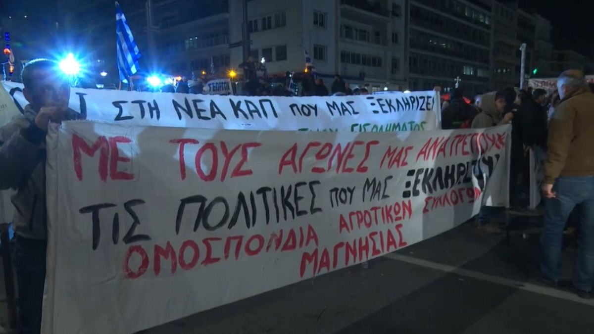 Greek protests: farmers say reducing electricity costs not enough