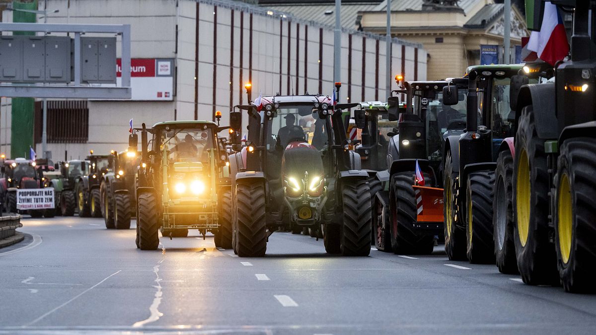 Чешские фермеры присоединяются к волне протестов. На польско-украинской границе заблокированы 6 КПП 