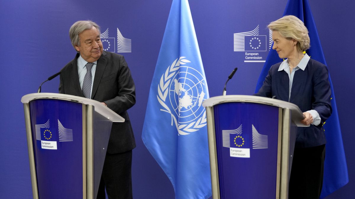 UN Secretary General meets with European leaders 