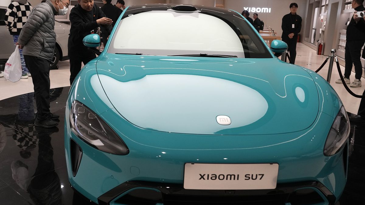 Chinese electronics maker Xiaomi launches connected electric car
