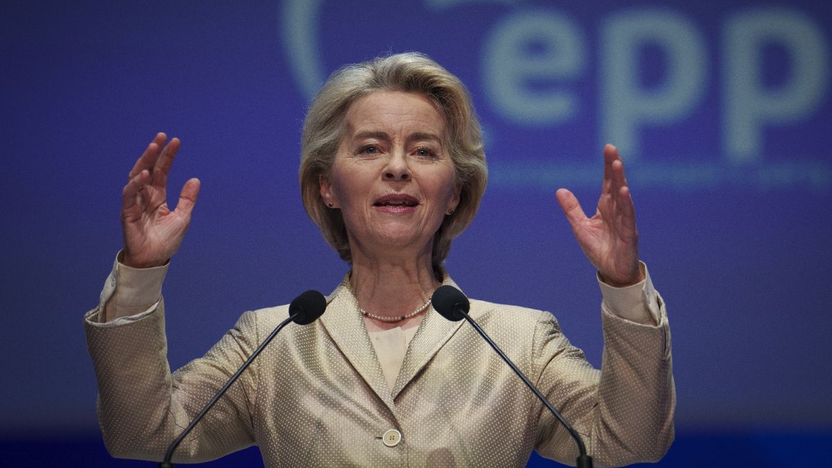 Europe's centre-right party clears path for von der Leyen&rsquo;s re-election, despite some objection 