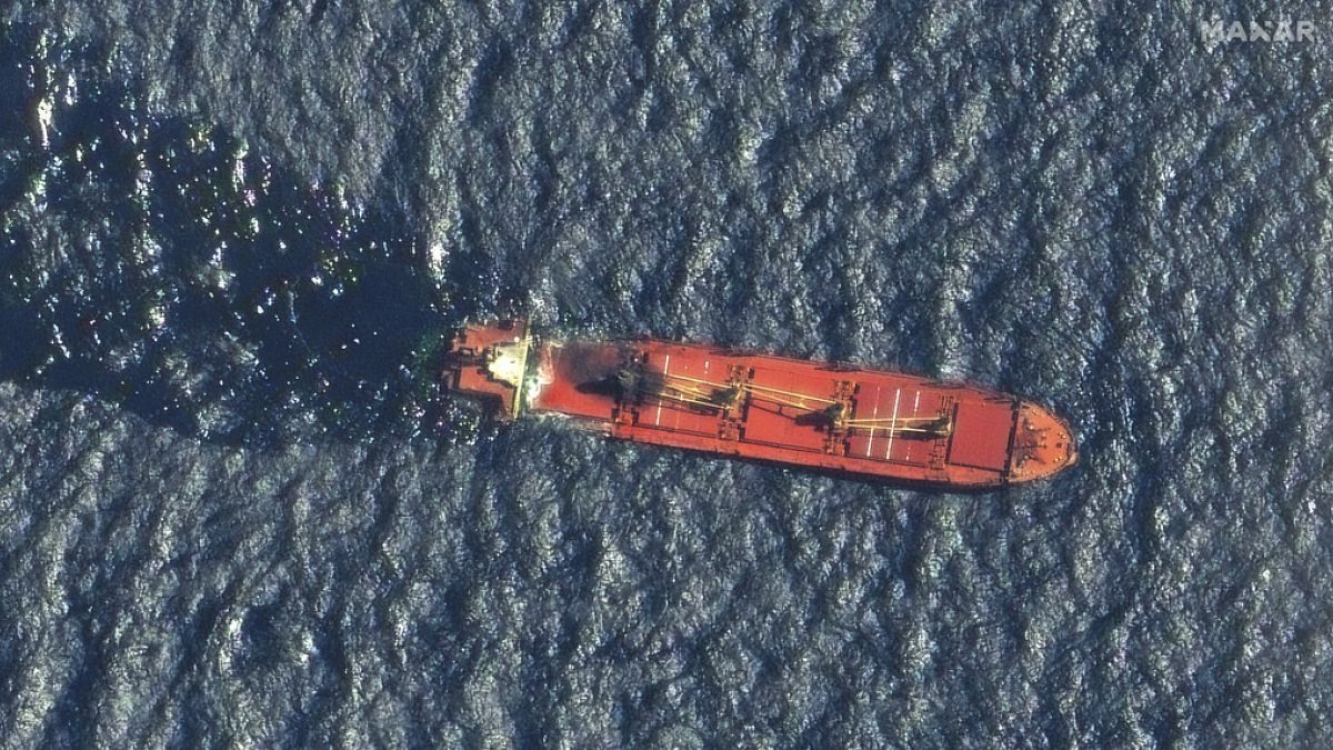 Ecological 'disaster' as Houthi-sunk ship leaches fertilizer into Red Sea 