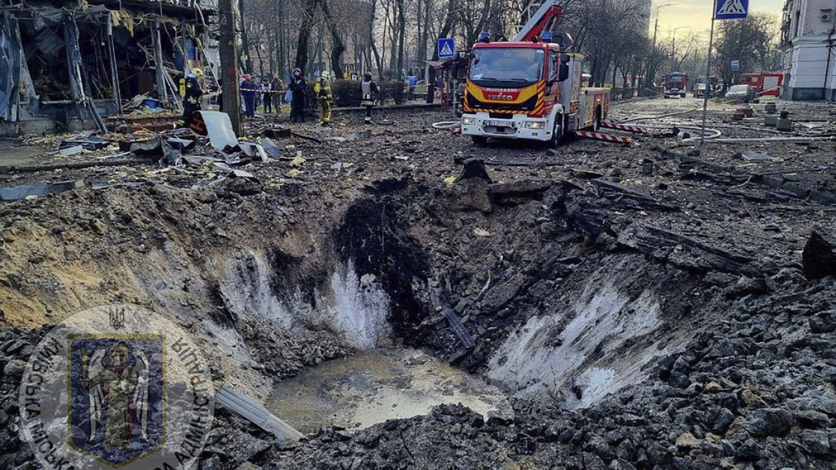 Russia launches its biggest attack on Kyiv in weeks