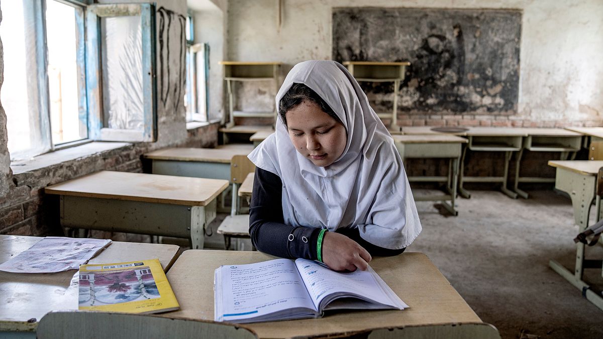 Afghanistan's school year starts with more than 1 million girls barred from education 