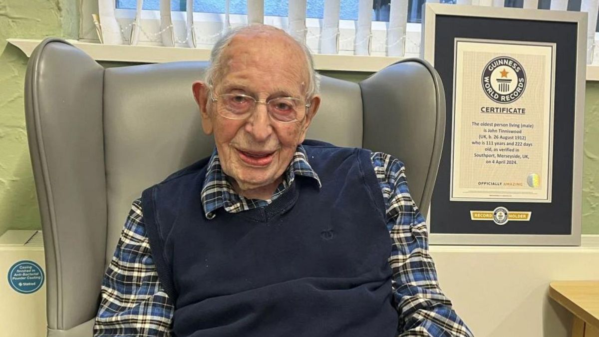 British man named the world's oldest at 111 &ndash; and his secret is fish and chips 