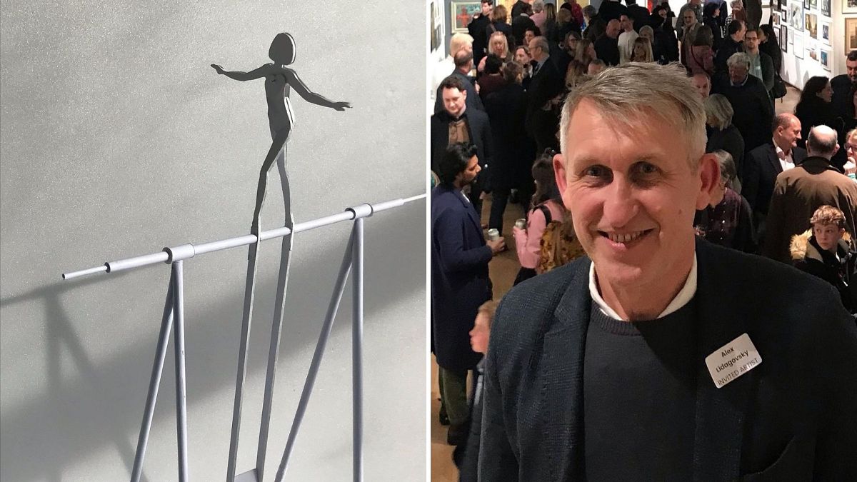 Ukrainian sculptor whose studio was bombed accepted into Royal Society of British Artists
