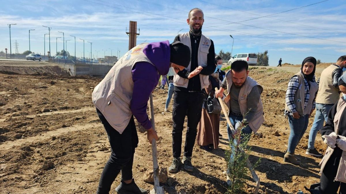 Turkish strikes have polluted rivers in Syria. People are starting to &lsquo;heal&rsquo; the land with trees 
