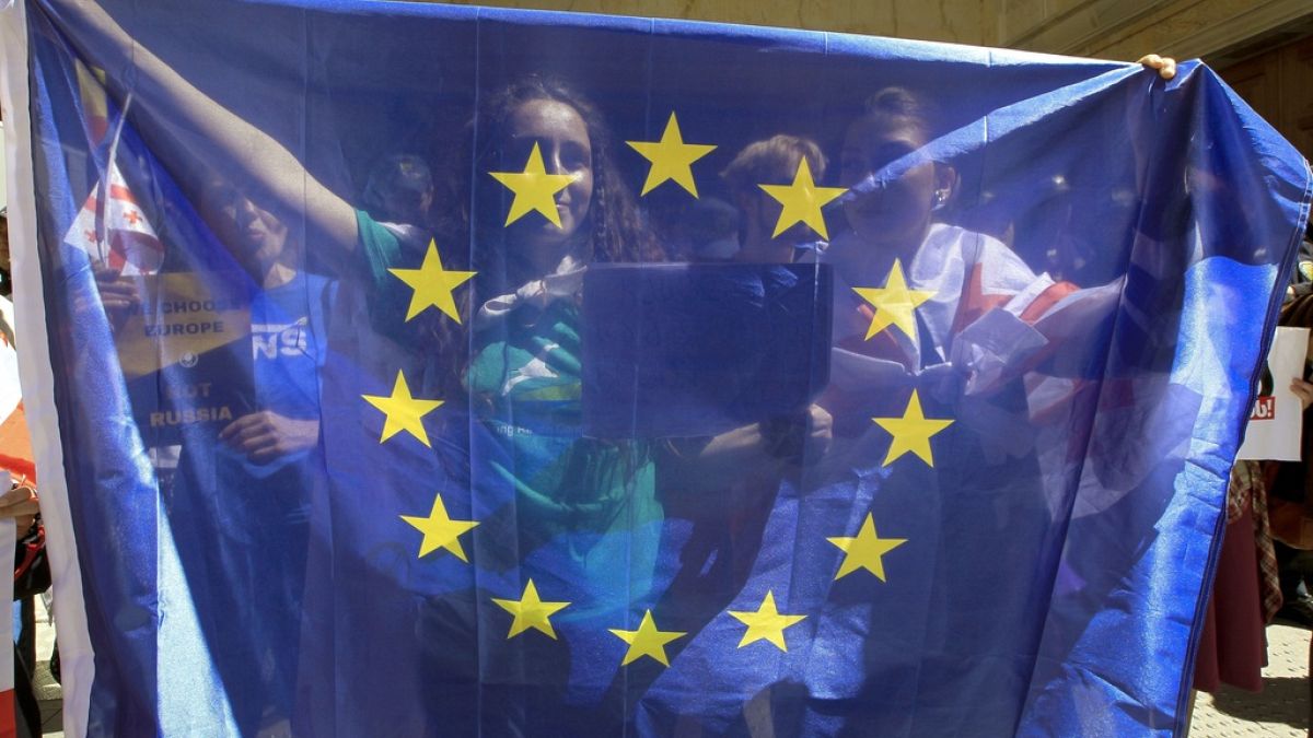 Fourteen detained as protests continue over 'foreign agent' law in Georgia 