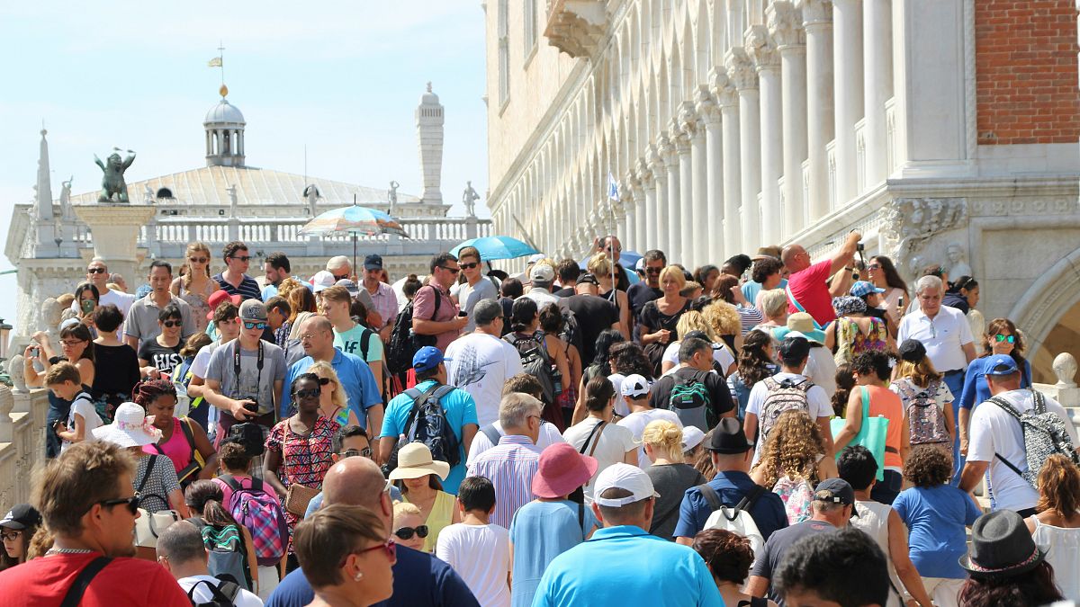 &lsquo;We want a vision that does not have tourism at its centre&rsquo;: Venice residents protest new entry fee 