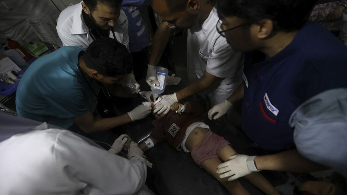 At least 22 people killed 18 of them children in overnight Israeli airstrike on Rafah  