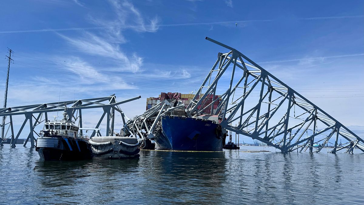 Channel opened for vessels clearing collapsed Baltimore bridge site