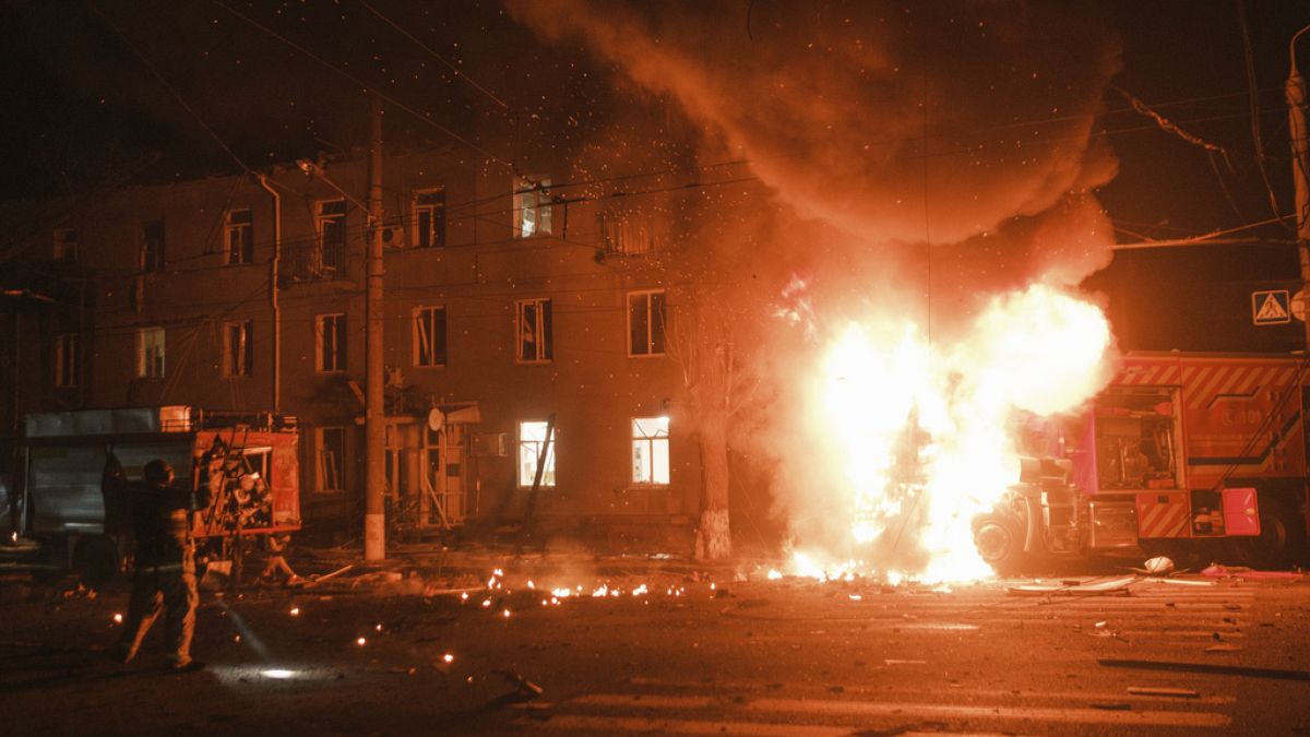 At least 4 killed in Russian drone attacks on Kharkiv