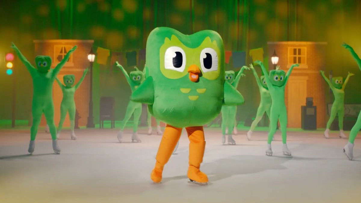 Is Duolingo staging an ice-skating musical? It should 