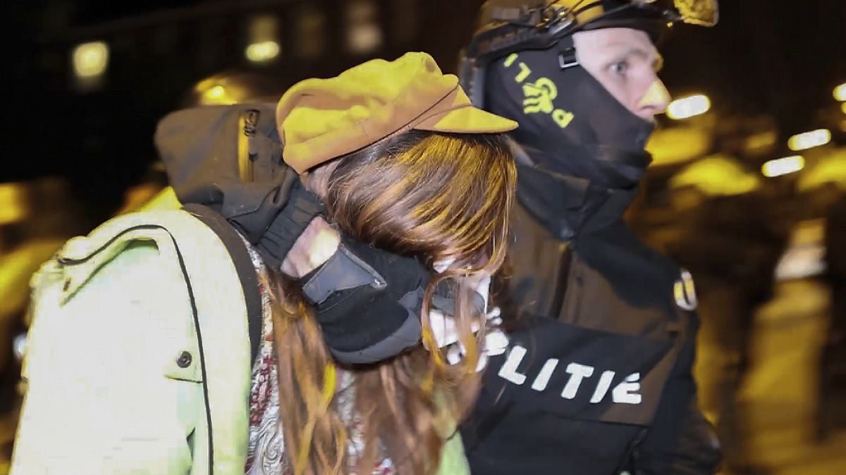 Pro-Palestinian university students in the Netherlands uphold protest 