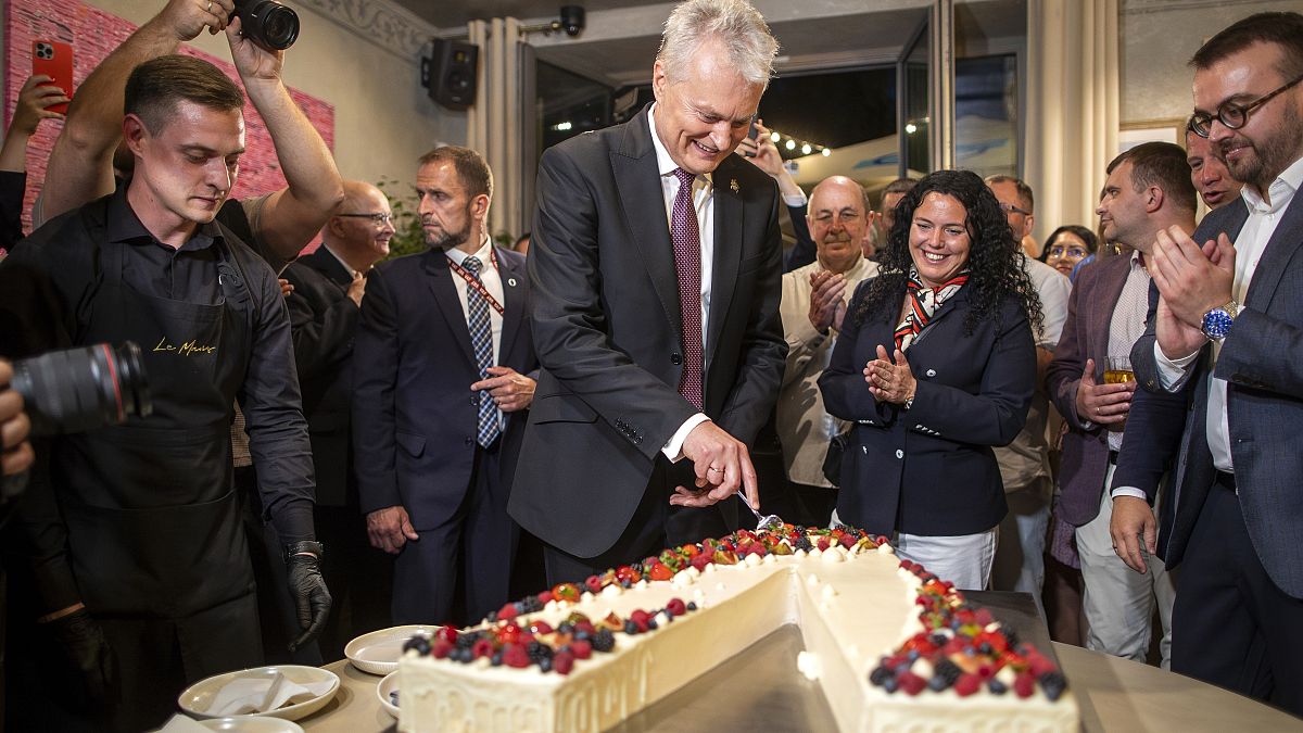 Gitanas Nausėda claims victory in Lithuania's presidential run-off 