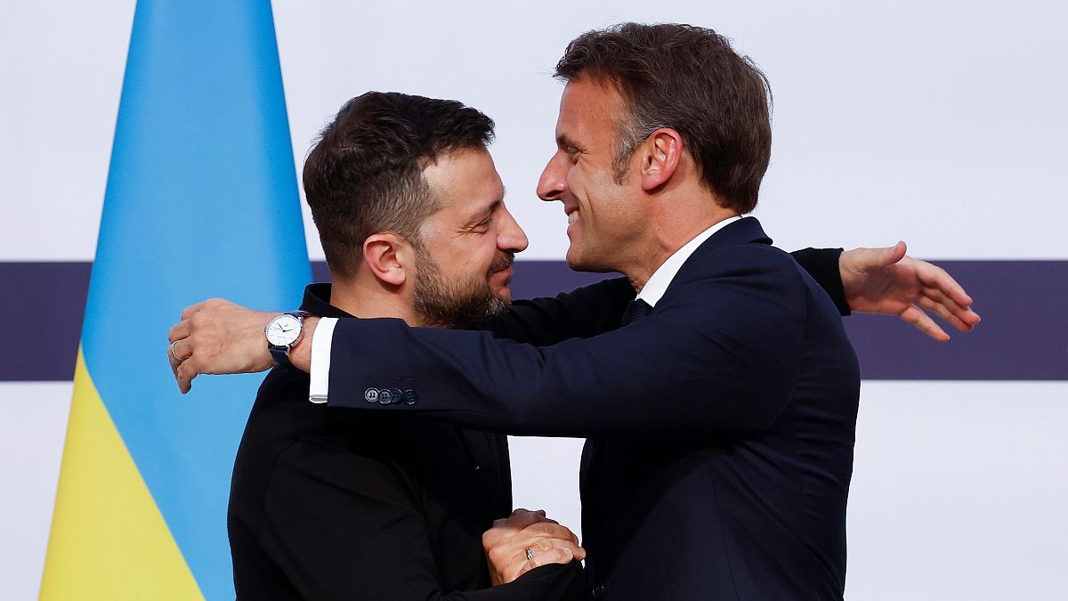 Request to send French instructors to train Ukrainian soldiers is legitimate, Macron says 