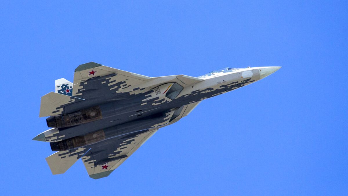 Ukraine claims it's hit a Russian Su-57 fighter plane for first time