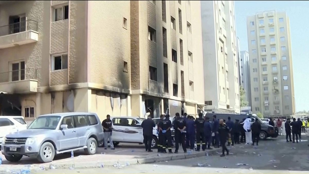 Десятки рабочих из Индии погибли в пожаре на юге Кувейта 