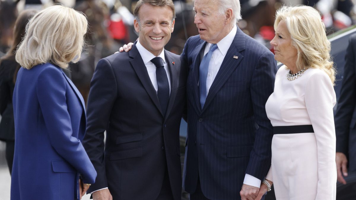Ukraine dominates President Biden's state visit to France  