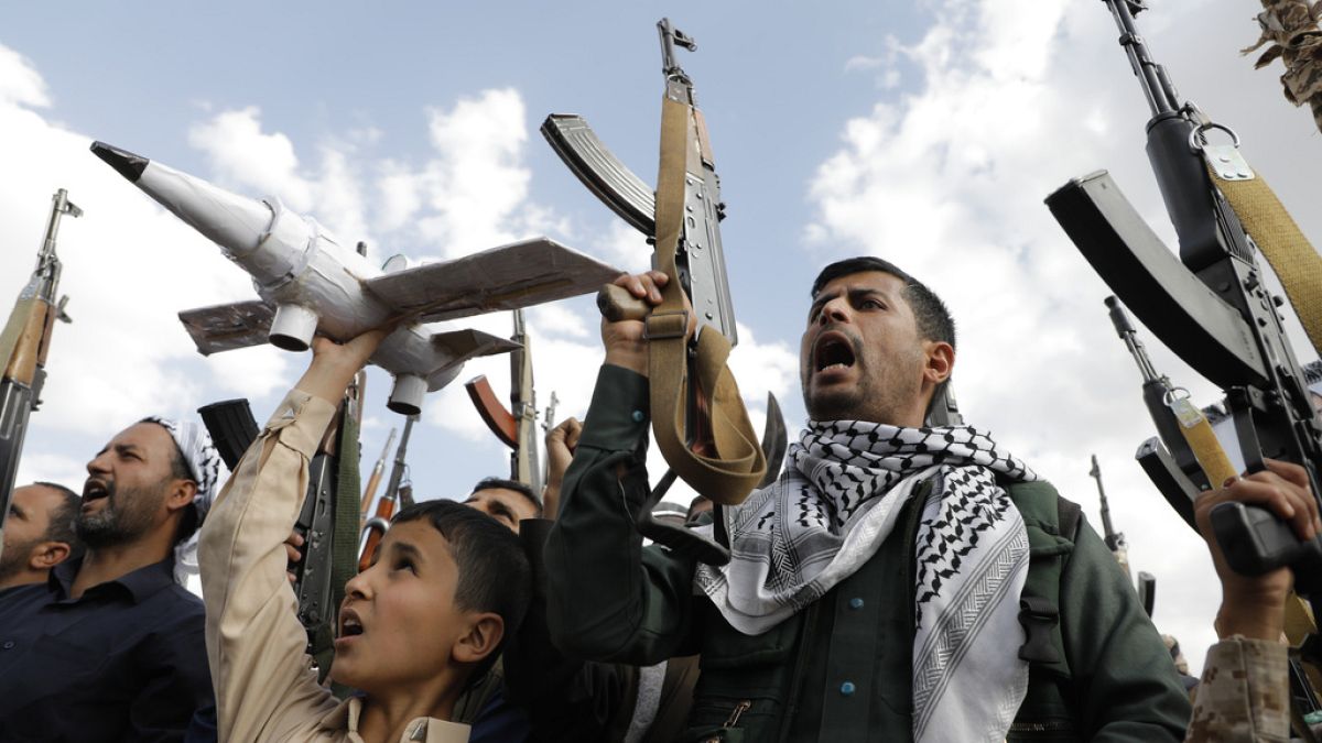 US launches wave of strikes on Houthi rebel targets in Yemen