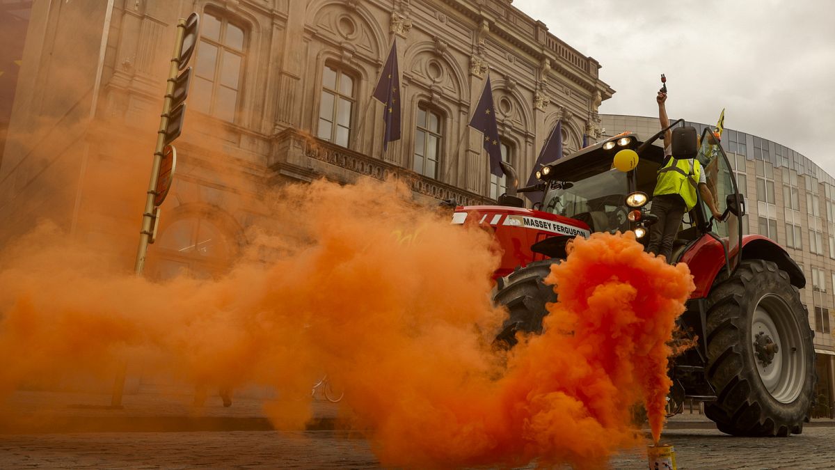 Low turnout at far-right-linked farm protest