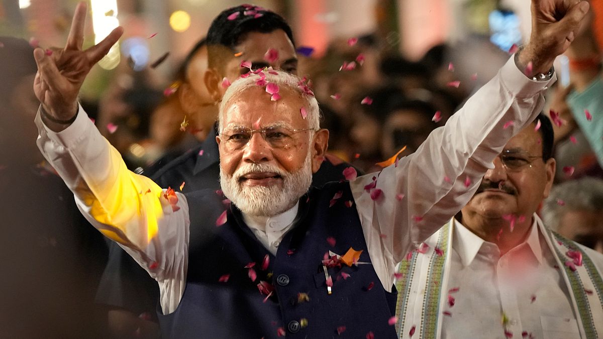 India's Narendra Modi secures third term, despite drop in support 