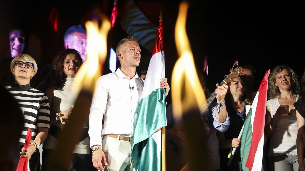 Orb&aacute;n ally-turned-rival P&eacute;ter Magyar joins centre-right EPP group in the European Parliament 