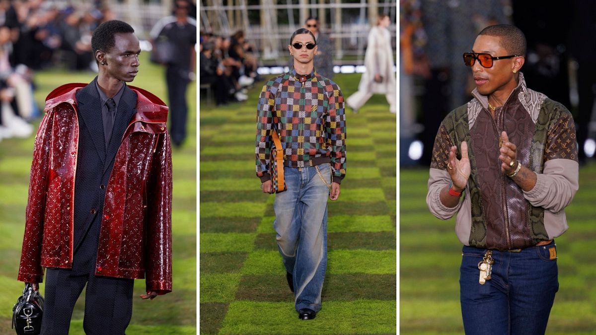 Pharrell Williams unveils Louis Vuitton's Spring 2025 Collection on UNESCO rooftop 