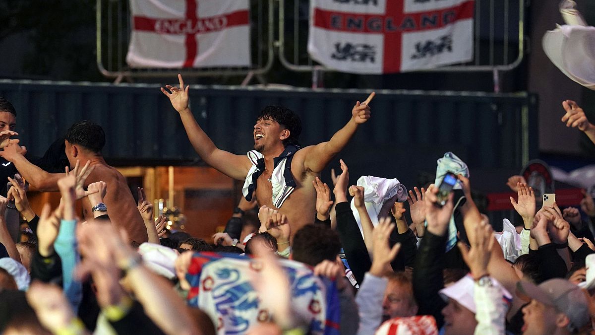 Fans celebrate as England beat Netherlands to reach Euro 2024 final 