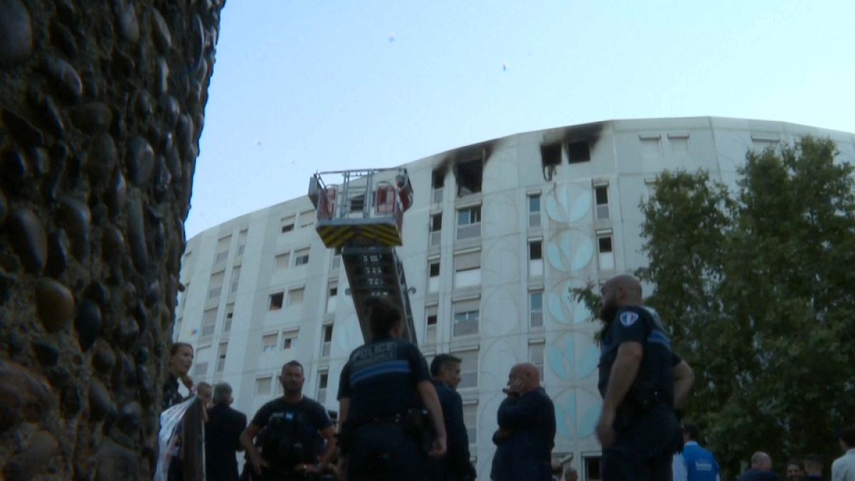 Пожар в Ницце — подозревают поджог