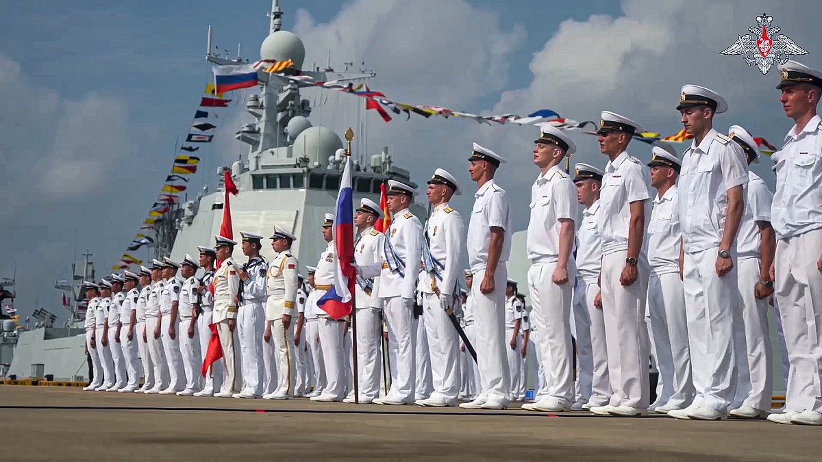 Совместные морские учения Китая и России 