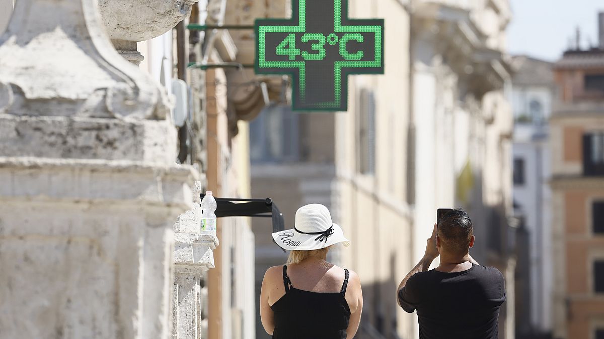 'It's hell outside': People warned to stay inside as heatwave suffocates central and southern Europe