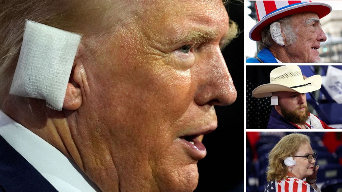 Assassination chic: Behind the newest fashion trend of Trump supporters&rsquo; ear bandages 